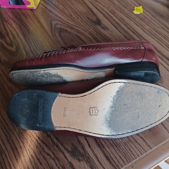 Giorgio Brutini Burgundy Leather Tassel Loafers main image 8